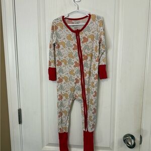 Scainf Kids One Piece Footie Mickey Print